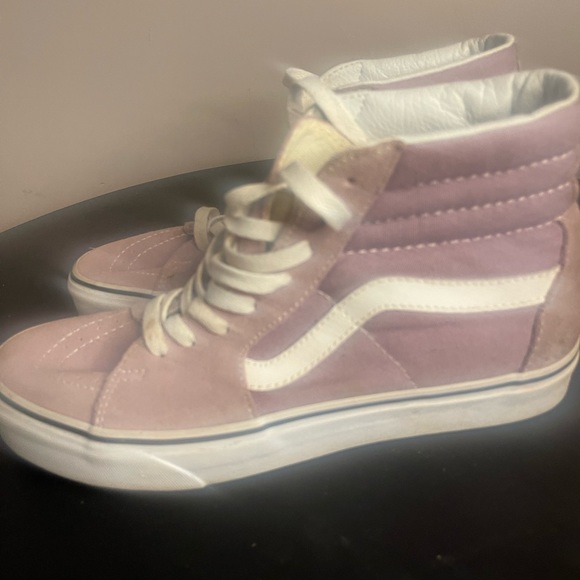 High top lavender vans women size 10 - Picture 2 of 5